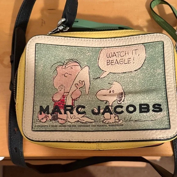 Marc Jacobs Yellow Peanuts Crossbody Bag - Picture 2 of 8